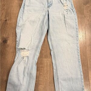 Abercrombie & Fitch Light Blue Straight Leg Jeans